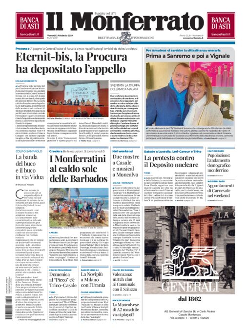 Il Monferrato - Edizione 9 del 02/02/2024